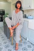 Ren Tiles of Marrakesh X Ali Ash Shirring Cuff Pant